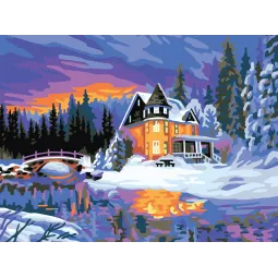 Bedruckte Leinwand 40x30 Winter2 CDA10517W