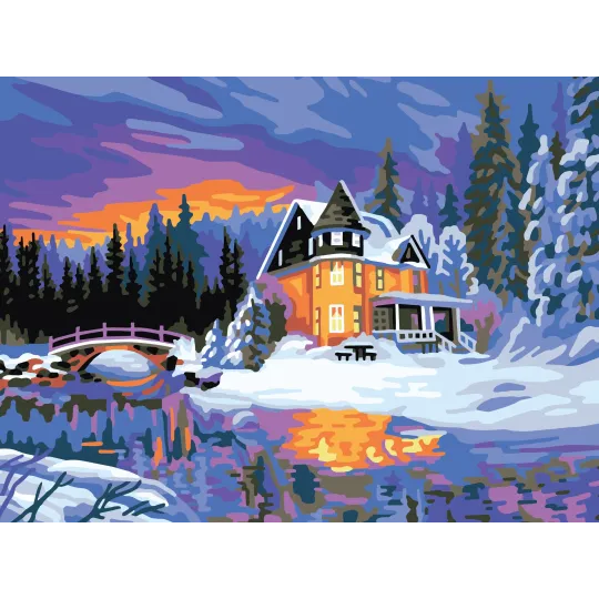 Печатный холст 40x30 Winter2 CDA10517W