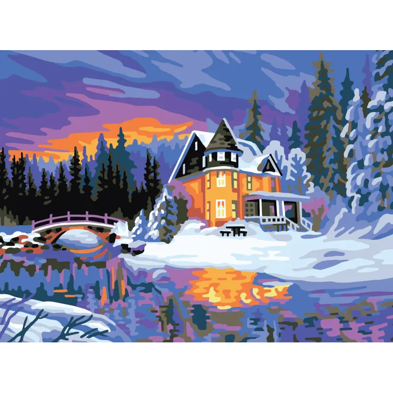 Печатный холст 40x30 Winter2 CDA10517W