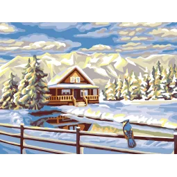 Bedruckte Leinwand 40x30 Winter1 CDA10516W