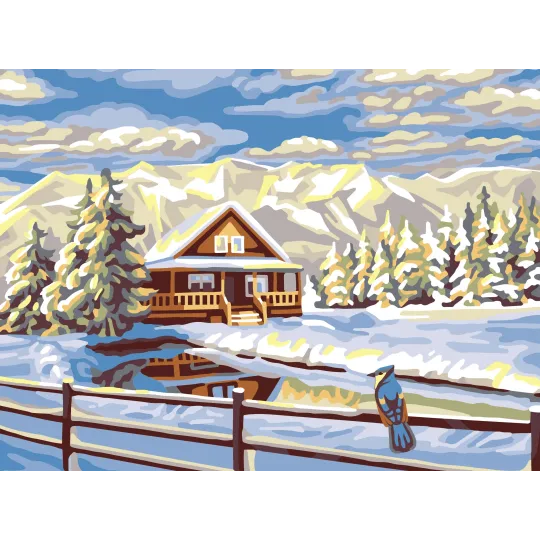 Bedruckte Leinwand 40x30 Winter1 CDA10516W