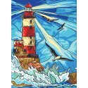 Toile imprimée 40x30 Phare CDA10512W