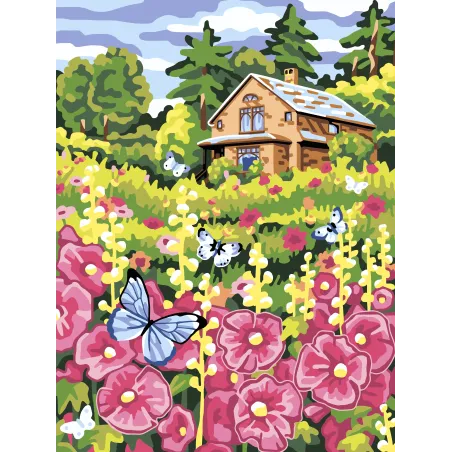 Toile Imprimée 30x40 Lodge CDA10509