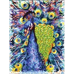 Printed Canvas 30x40 Peacock CDA10508