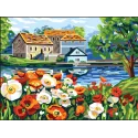 Toile Imprimée 30x40 Paysage d'été CDA10505