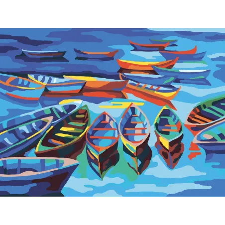 Spausdinta drobė 30x40 Valtys CDA10481