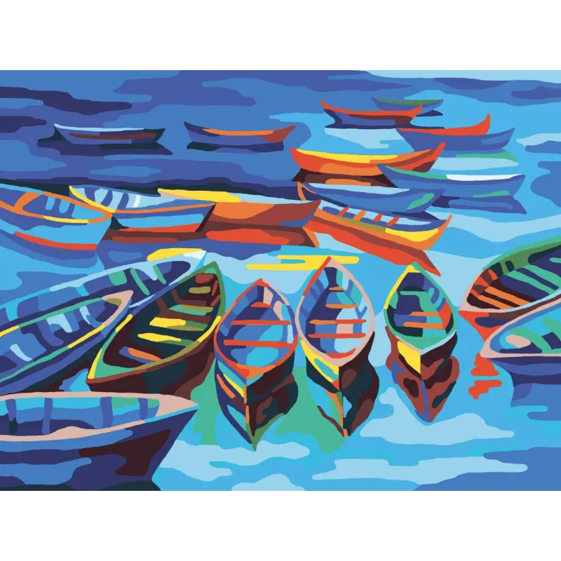 Spausdinta drobė 30x40 Valtys CDA10481