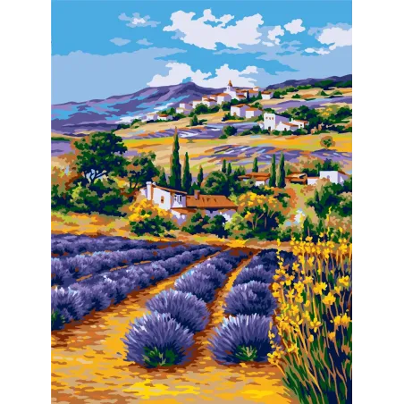 Printed Canvas 30x40 Lavender Fields CDA10459