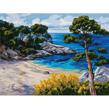 Printed Canvas 30x40 The Rocky Bay CDA10458