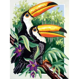 Printed Canvas 30x40 Macaws CDA10453