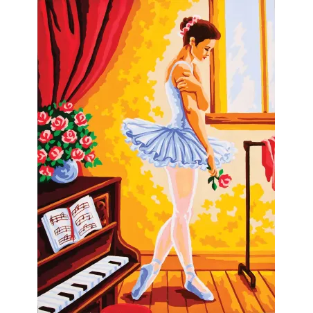Toile Imprimée 30x40 Cours de Ballet CDA10369