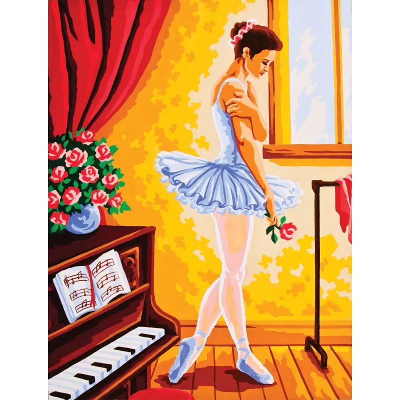 Toile Imprimée 30x40 Cours de Ballet CDA10369
