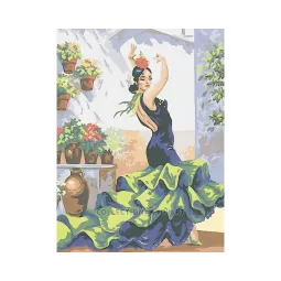 Printed Canvas 30x40 Flamenco CDA10323