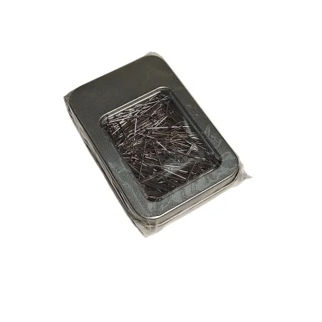 Iš anksto užpildyta metalinė dėžutė smeigtukams 9 x 6 x 1.8 cm RTOT00108