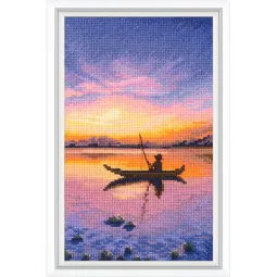 Kryželiu siuvinėjimo rinkiniai „Vienas su aušra“ 12,5x20,5 cm RTOM1051