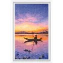 Cross-stitch kits "Alone with the dawn" 12,5x20,5 cm RTOM1051