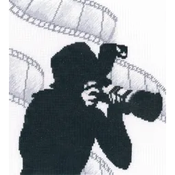 Kreuzstich-Sets „Um Momente in Erinnerung zu behalten“ 20,5x23 cm RTOM1038