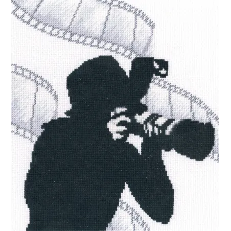 Kits de point de croix "Pour garder les moments en mémoire" 20,5x23 cm RTOM1038