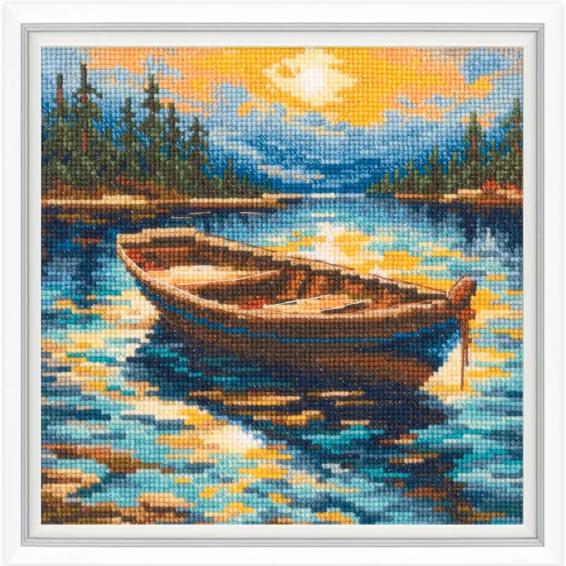 Kreuzstich-Kits "Wie bunt ist die Sonne?" 15,5x15,5 cm RTOM1030