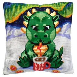 Набор для подушки со счетным крестом «Горячий шоколад» 40 x 40 см CDA5492CC