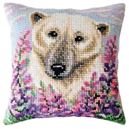Counted Cushion kit "Polar bear" 40 x 40 cm CDA5489CC