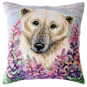 Kit de coussin "Ours polaire" 40 x 40 cm CDA5489