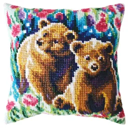 Cushion kit "Bear cubs Bear cubs" 40 x 40 cm CDA5478