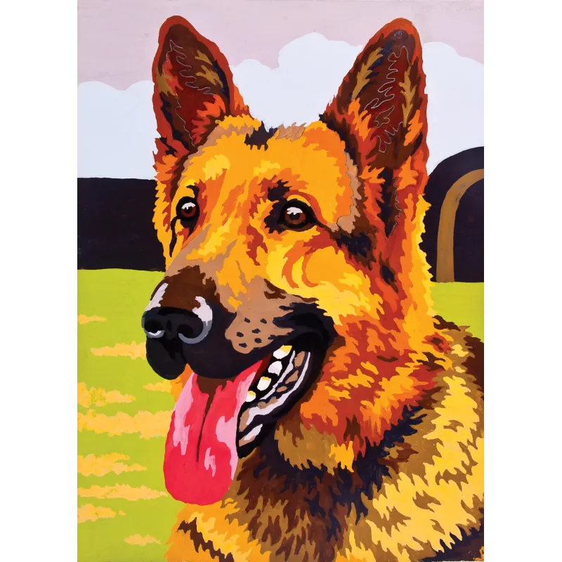 Bedruckte Leinwand 22x30 Deutscher Schäferhund CDA6260