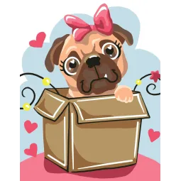 Toile imprimée 14x18 Surprise sucrée CDA3365