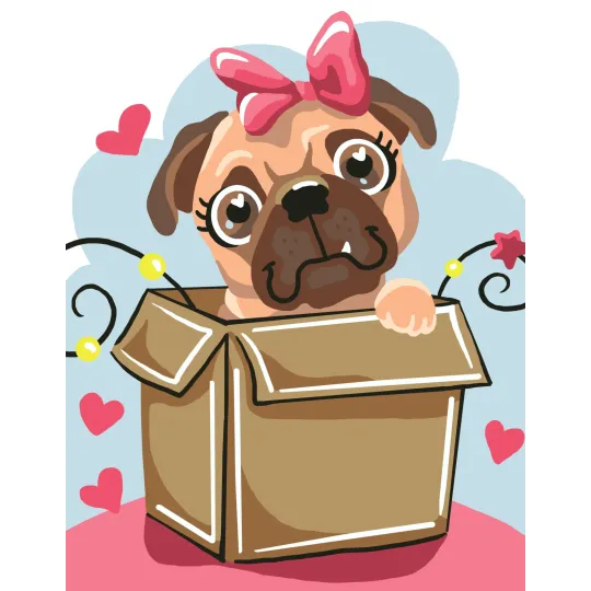 Printed Canvas 14x18 Sweet surprise CDA3365