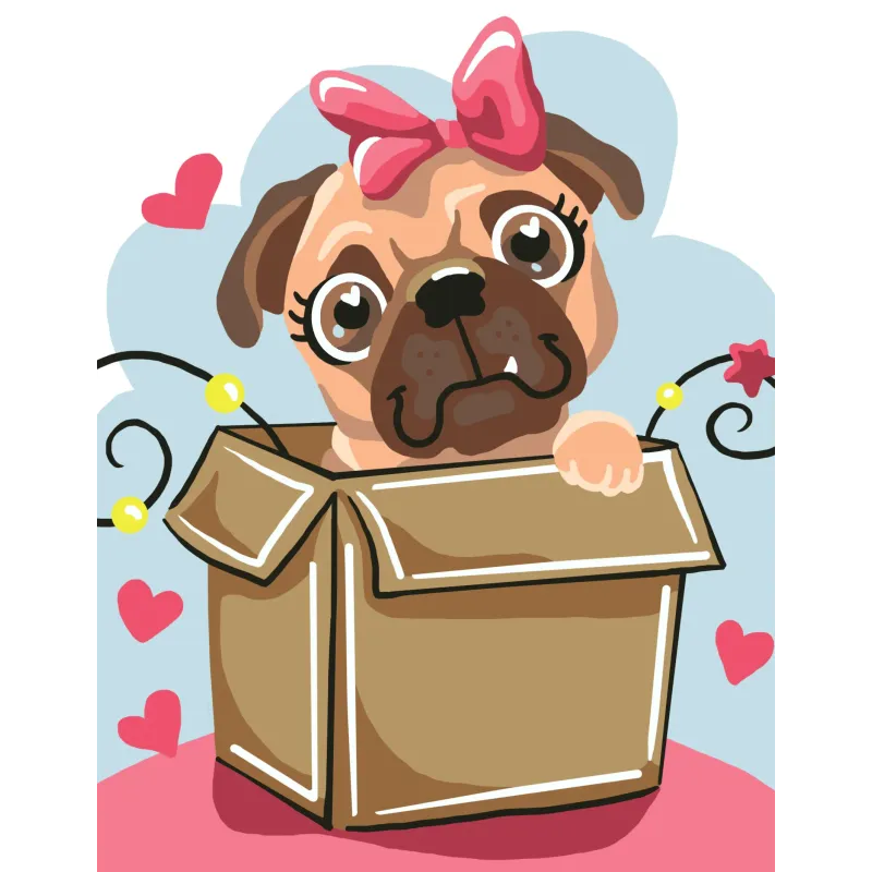 Printed Canvas 14x18 Sweet surprise CDA3365