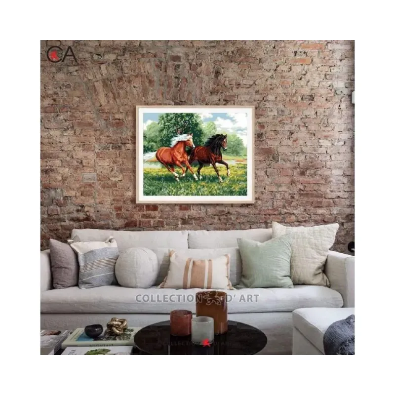 Printed Canvas 50x40 Wild horses CDA11881
