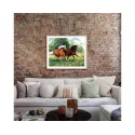 Printed Canvas 50x40 Wild horses CDA11881