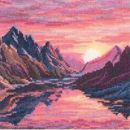 Kreuzstich-Sets "Farbe der Sonne" 15,5x15,5 cm RTOM1029