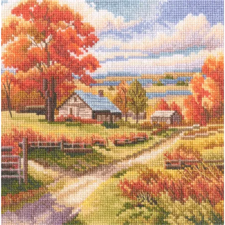 Kryželių siuvinėjimo rinkiniai "Saulės spalva" 15,5x15,5 cm RTOM1028