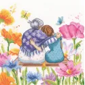 Cross-stitch kits "When you are by my side" 22,5x22 cm RTOM1040