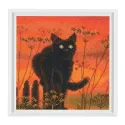 Cross-stitch kits "Sunset cat" 15,5x15,5 cm RTOM1024