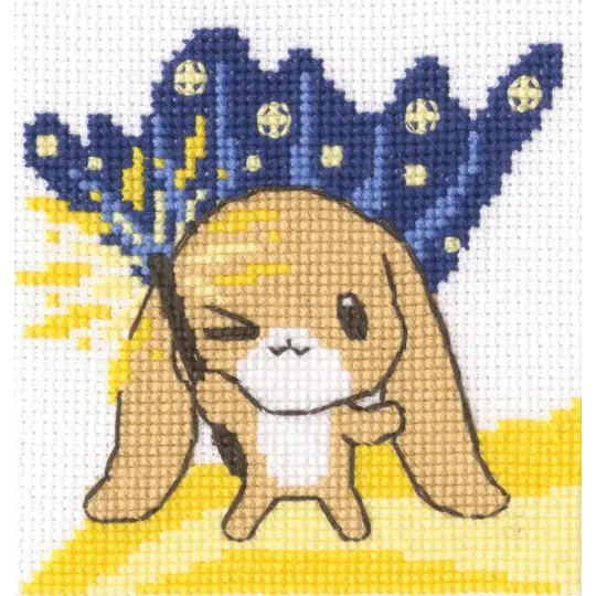 Kits de point de croix "Hocus-pocus" 8,5x8,5 cm RTOH298