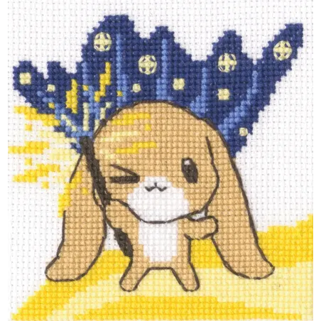 Kits de point de croix "Hocus-pocus" 8,5x8,5 cm RTOH298