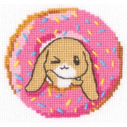 Cross-stitch kits "Hello, sweetie!" 8x7,5 cm RTOH294