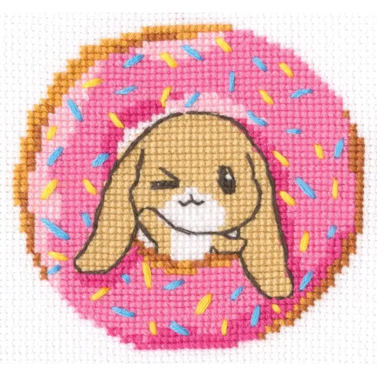 Cross-stitch kits "Hello, sweetie!" 8x7,5 cm RTOH294