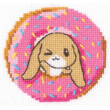 Cross-stitch kits "Hello, sweetie!" 8x7,5 cm RTOH294