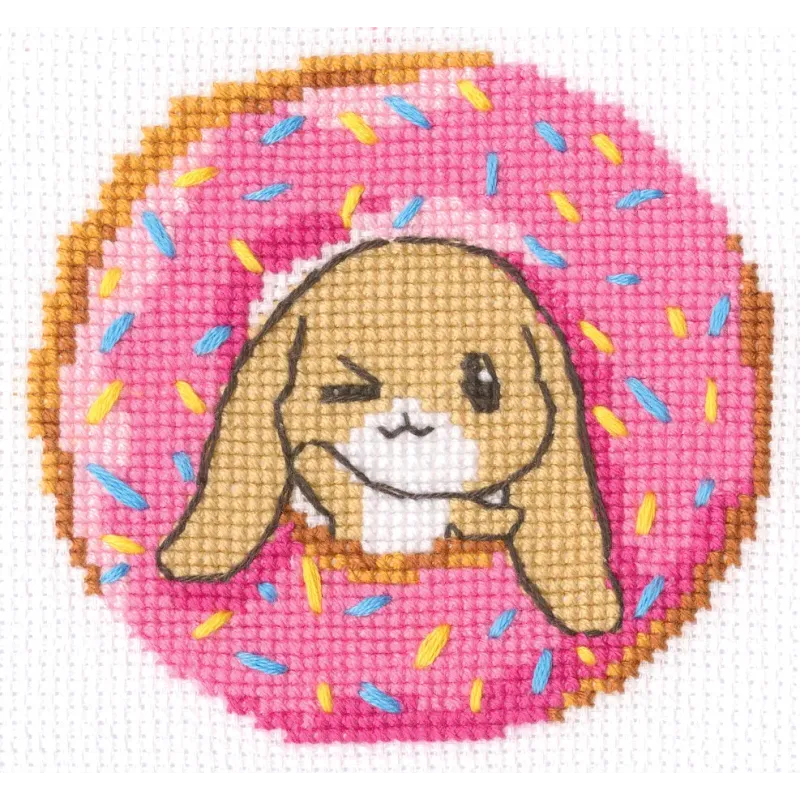 Cross-stitch kits "Hello, sweetie!" 8x7,5 cm RTOH294