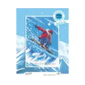 Kreuzstich-Set "Snowboarder" 10,5x16,5 cm RTOC392