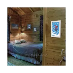 Kit point de croix "Snowboarder" 10,5x16,5 cm RTOC392