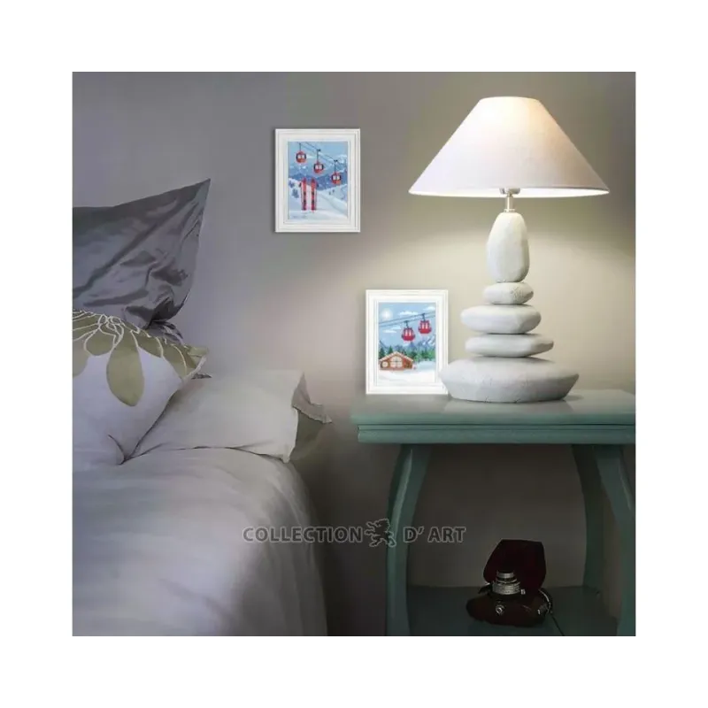 Cross-stitch kit "Snowboarder" 10,5x16,5 cm RTOC392