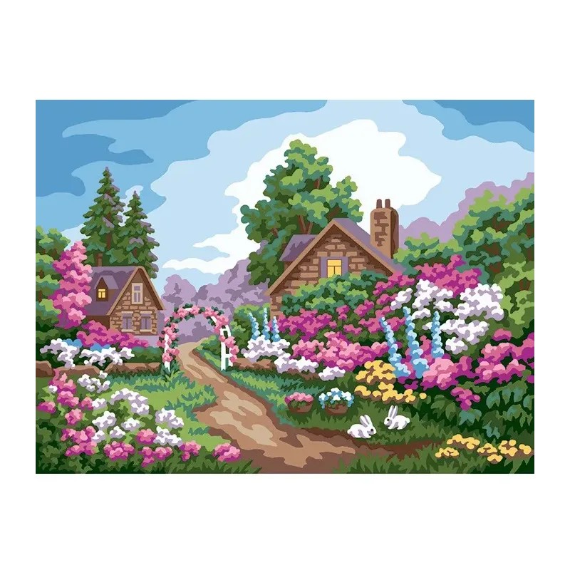 Spausdintas drobė 30x40 Flower Gate CDA10479