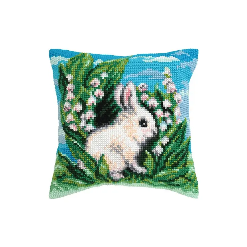 Pagalvėlės komplektas Baltas zuikis 40 X 40 cm CDA5460