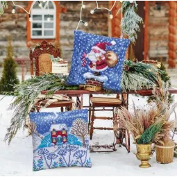 Cushion kit Merry Christmas 40 X 40 cm CDA5458
