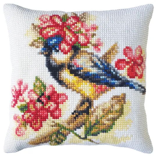 Kit de coussin Mésange 40 X 40 cm CDA5456